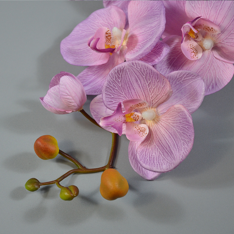 Artificial Real Touch Orchid 40inches  Fake Butterfly Orchid Phalaenopsis Flower for Vase Home Wedding Decoration