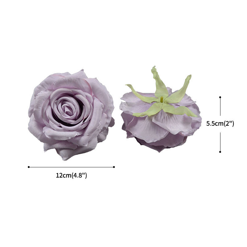 Artificial Floral Arrangement Silk Flower Head Rose For Wedding Home Party Decoration Flower Panel