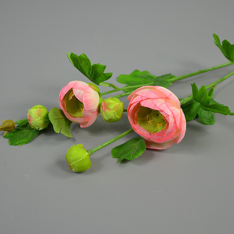 Wholesale Simulation Dew Lotus Artificial Flower Home Decoration Single Stem Artificial Silk Dew Lotus Flower