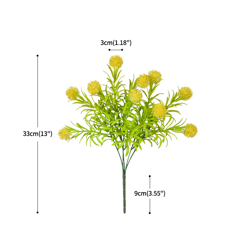 Hot Selling New Arrival Artificial Flower Artificial Silk Simulation Artificial Multicolorful Dandelion Flower