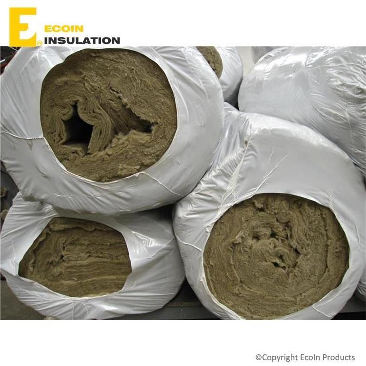 Wall or roof thermal Insulation with aluminum foil veneer glass wool blanket or roll or fiberglass wool coil felt