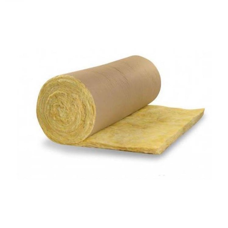 Fiberglass Insulation Blanket Soundproof Insulation Material Yellow High Density Glass Wool for Drywall Insulation