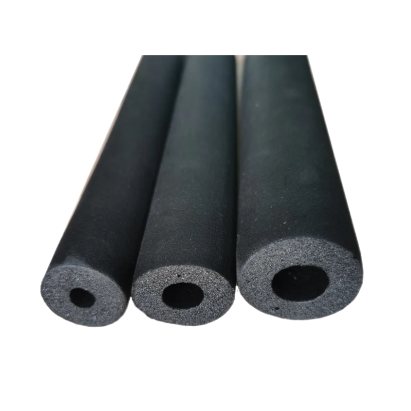 Black Rubber Insulation Tube Closed Cell Foam Rubber Pipe Insulation