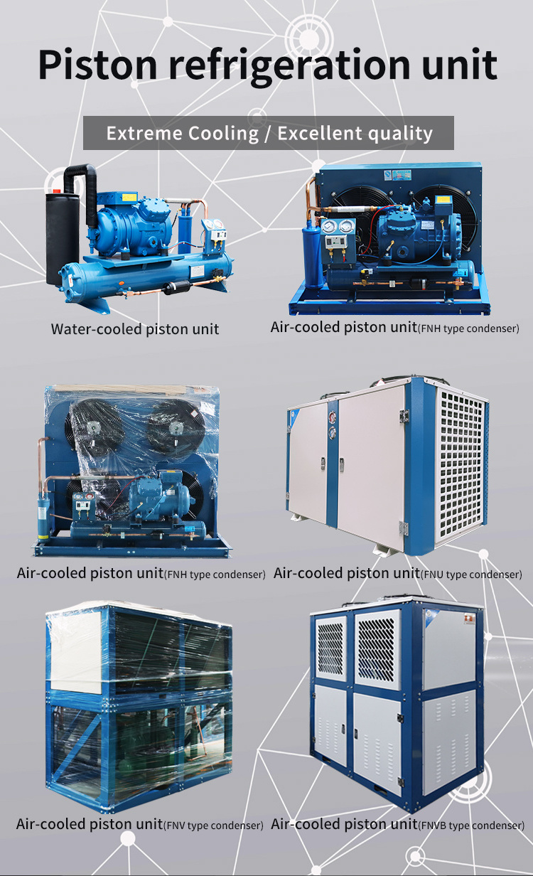 Semi-hermetic Compressor Used In Condensing Unit For Cold Room Piston Compressor