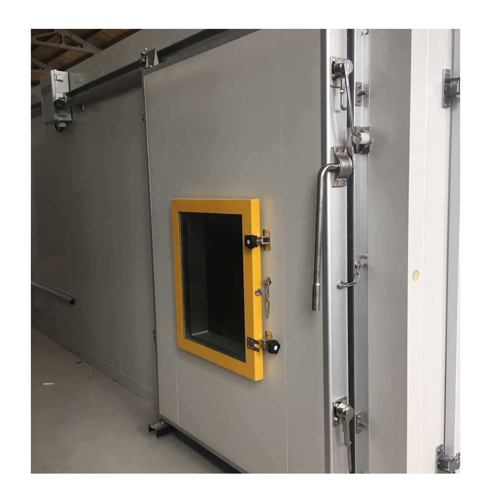 Cold storage Cold room interior door with CE certificates sliding door with PU insulation and smooth sliding system