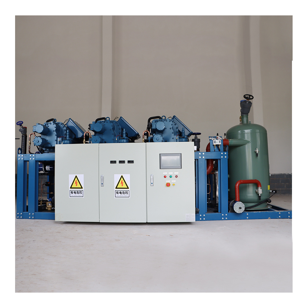 High Performance screw parallel condensing unit Original Imported Brand Compressor Single Head And Multiple