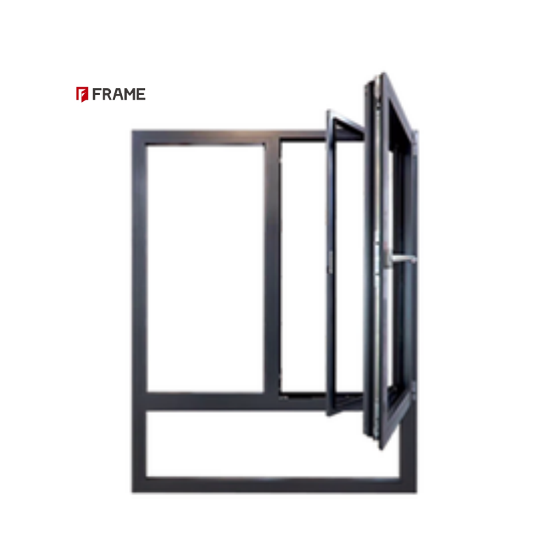 Factory Double Glass Hurricane Impact aluminum European style aluminum alloy reception sliding windows for sale window frame