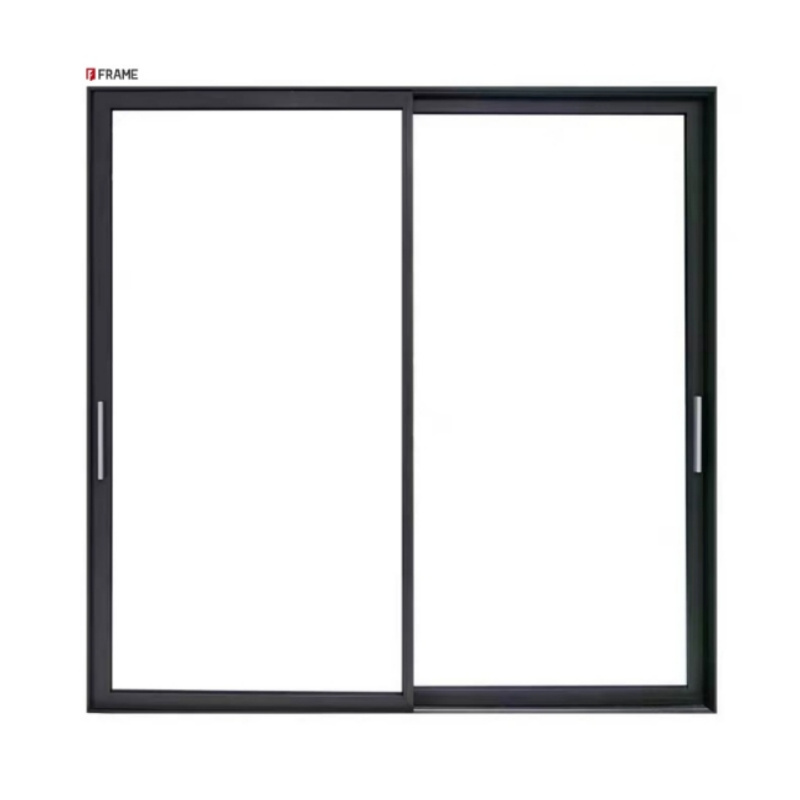 High Quality Aluminum Profile Triple Tempered Glass Sliding Door Impact Resistant Exterior Interior Door