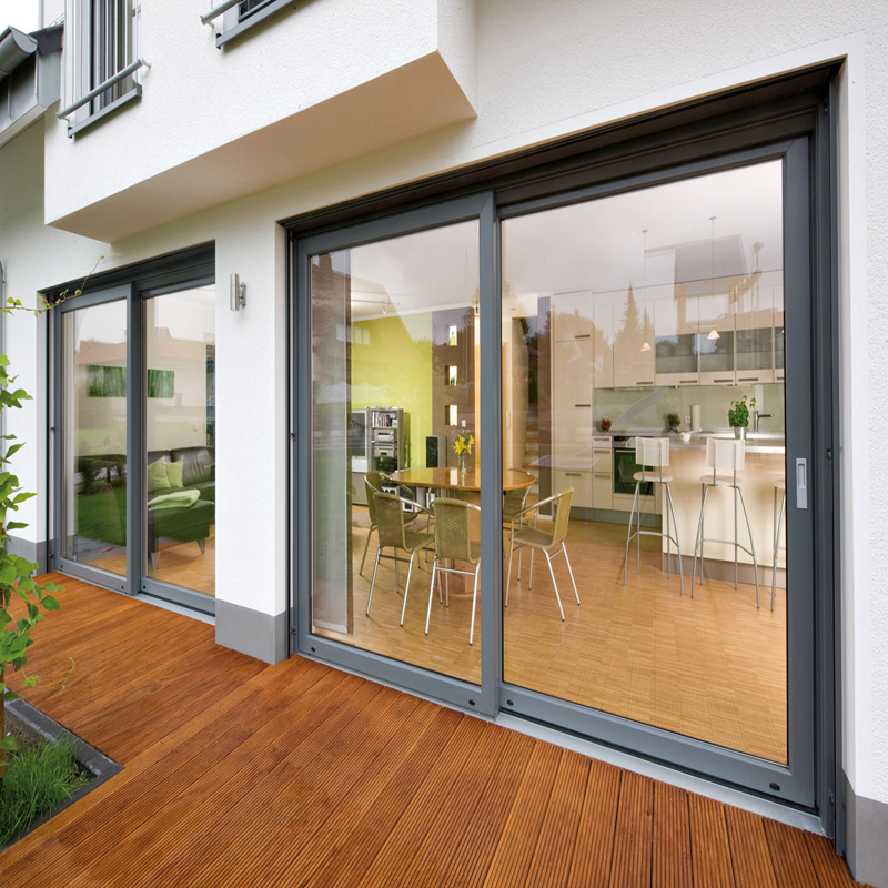 aluminium pocket balcony door frames double tempered glass sliding doors high quality energy efficient sliding door