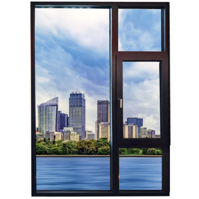 Factory Double Glass Hurricane Impact aluminum European style aluminum alloy reception sliding windows for sale window frame