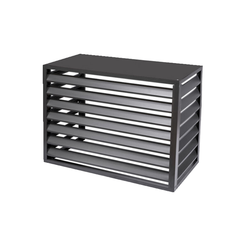 High quality horizontal vertical design windproof aluminium adjustable flat slat aerofoil sun louver