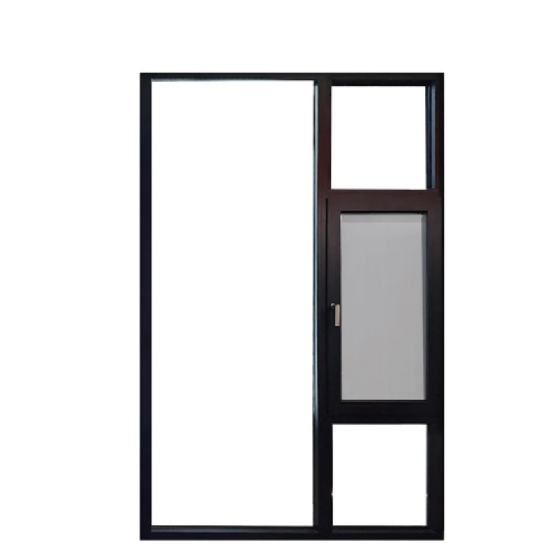 Factory Double Glass Hurricane Impact aluminum European style aluminum alloy reception sliding windows for sale window frame