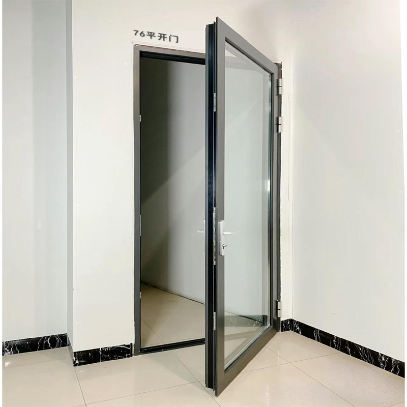 European Standard Double panels swing style aluminum doors Entry Door Designs Swing Security Steel outdoor door