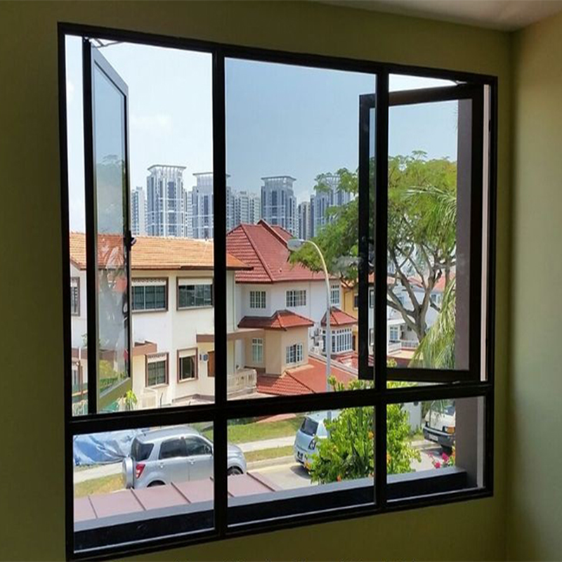 High Quality Aluminum Casement Windows Frame Push and Pull Swing Windows Glass Open Inside Casement Window