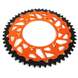 Factory motorcycle accessories 45T 48T 50T Dirt bike transmission parts chain rear sprockets for EXC SXF125 250 450