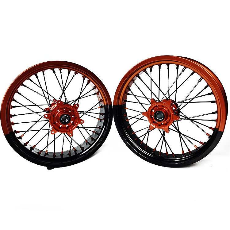 Factory CNC 16/17  Inch Motorcycle  accessories Supermoto Wheel Aluminum Alloy Rim For KTM EXC SXF