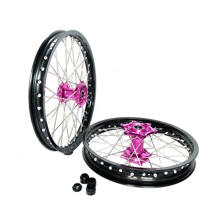 Dirt bike Motocross CNC Spoked Wheels fit in  CRF250R 450X