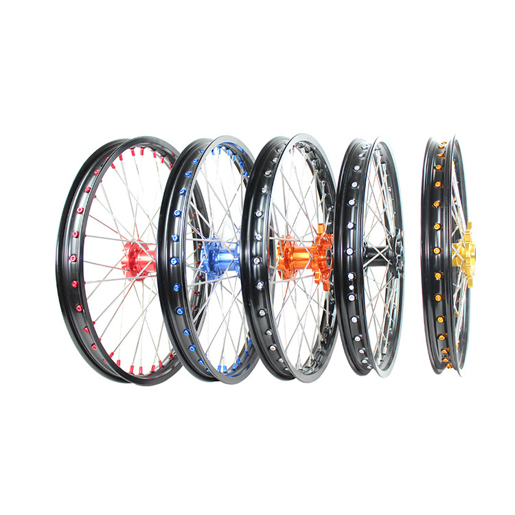 18/19/21 Inch 36H Alloy Motorcycle Wheels And Rims Motocross Spoke Wheels