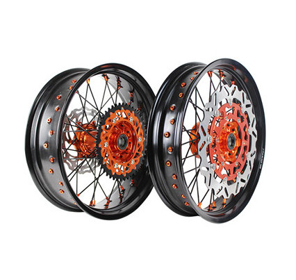 Factory CNC 16/17  Inch Motorcycle  accessories Supermoto Wheel Aluminum Alloy Rim For KTM EXC SXF