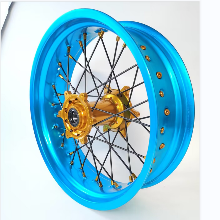 High performance new model  Aluminum alloy 17 Inch EXC 450 sx250 Supermoto wheels