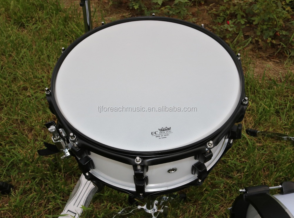 Seamless Solid White Acrylic Drum Set