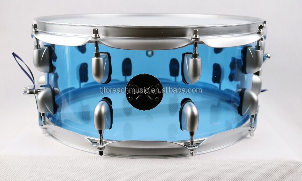 Seamless Blue Acrylic Drum Set