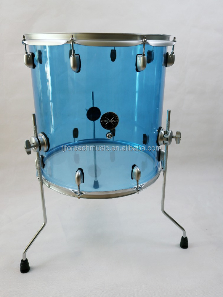 Seamless Blue Acrylic Drum Set