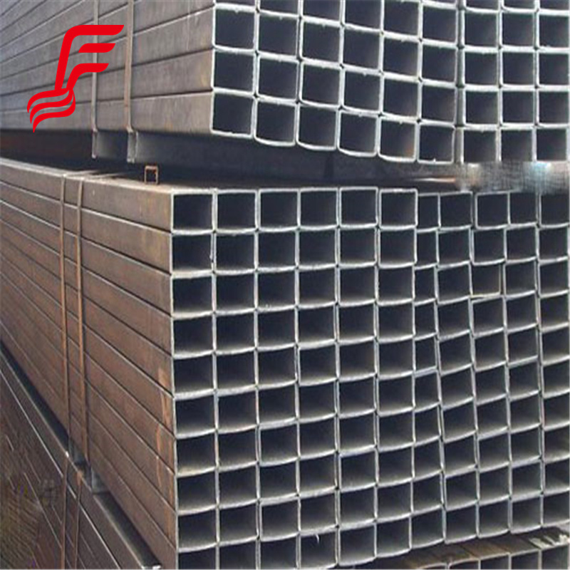 50x50mm Black Rectangular Iron Tube 3x2 Steel Rectangular Tube