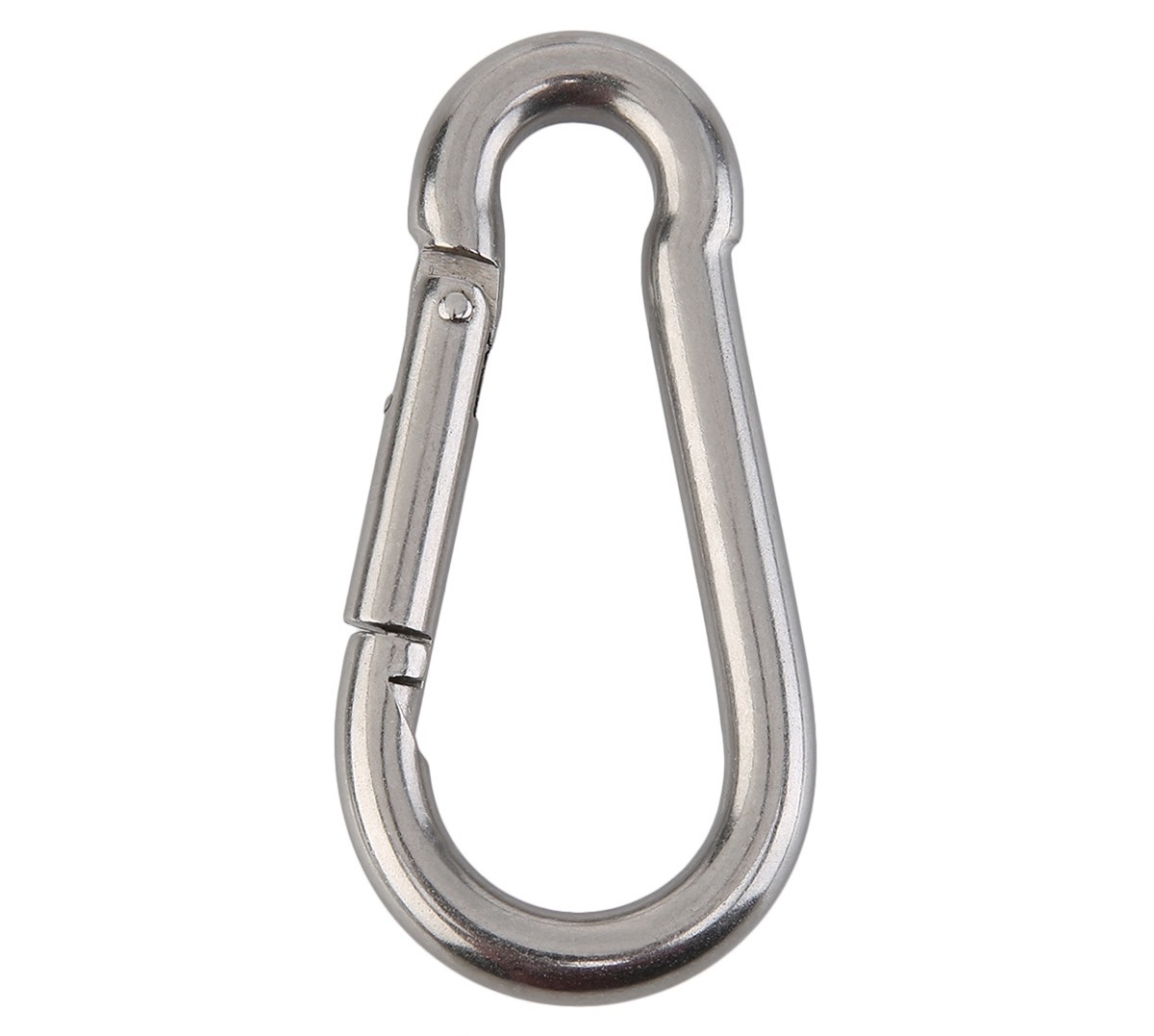 40mm 50mm 60mm 80mm 90mm 100mm 110mm 120mm 140mm Stainless Steel Spring Snap Hook Carabiner