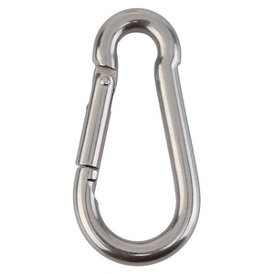 40mm 50mm 60mm 80mm 90mm 100mm 110mm 120mm 140mm Stainless Steel Spring Snap Hook Carabiner