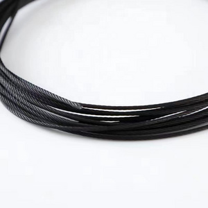 SS316 Black Oxided Stainless Wire Rope 1*19 1/8" Wire Rope for Cable Railing System