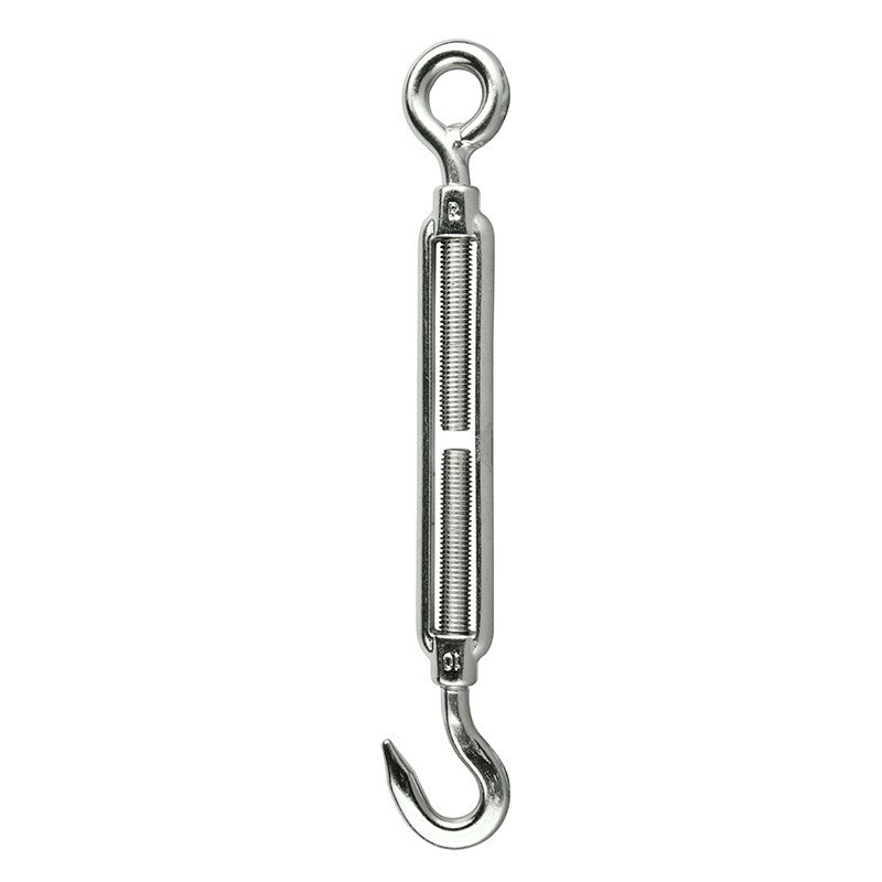 Stainless Steel SS304 M5 Open Body Turnbuckle Eye and Hook construction Turnbuckle