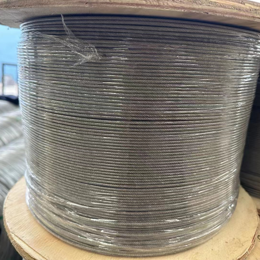 Factory Production Stainless Steel Wire Rope Cable 1mm 2mm 3mm 4mm 5mm 6mm 8mm