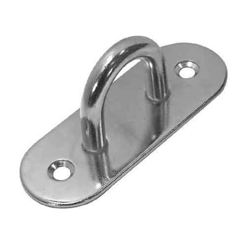 Stainless Steel Pad Eye Plate or Square Eye Plate 5mm/6mm/8mm for shade sail