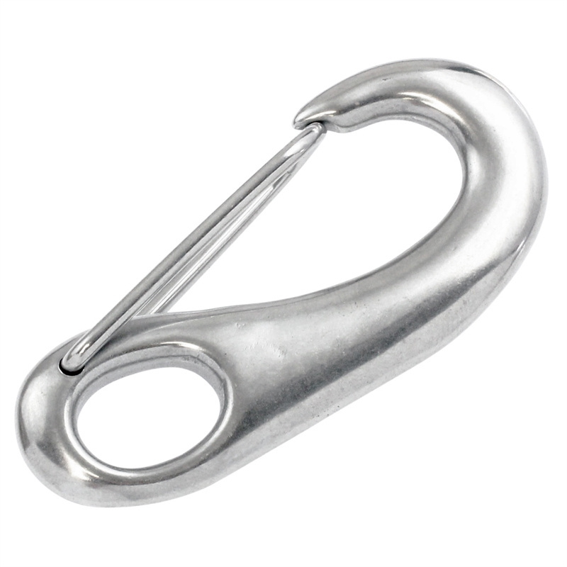 304 Stainless Steel Spring Gate Snap Hook Clip 50mm/1.96