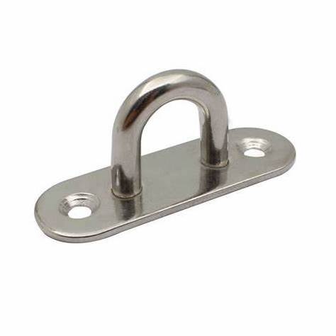 Marine Boat Hardware SS304 SS316 Pad Eye Plate or Diamond Eye Plate or Squire Eye Plate With Or Without Ring