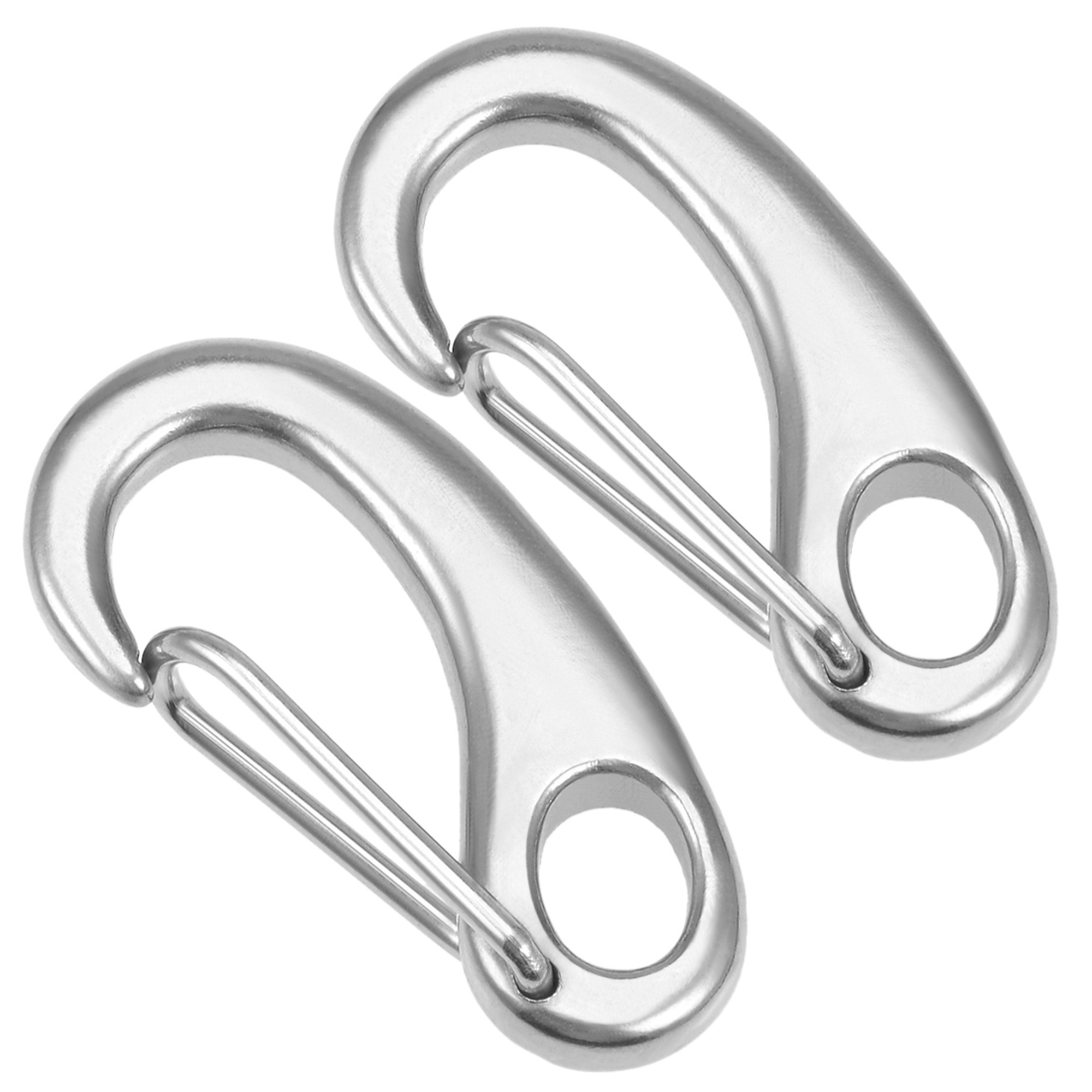 304 Stainless Steel Spring Gate Snap Hook Clip 50mm/1.96