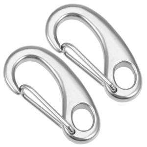 304 Stainless Steel Spring Gate Snap Hook Clip 50mm/1.96" Marine Grade Claw Snap Hook