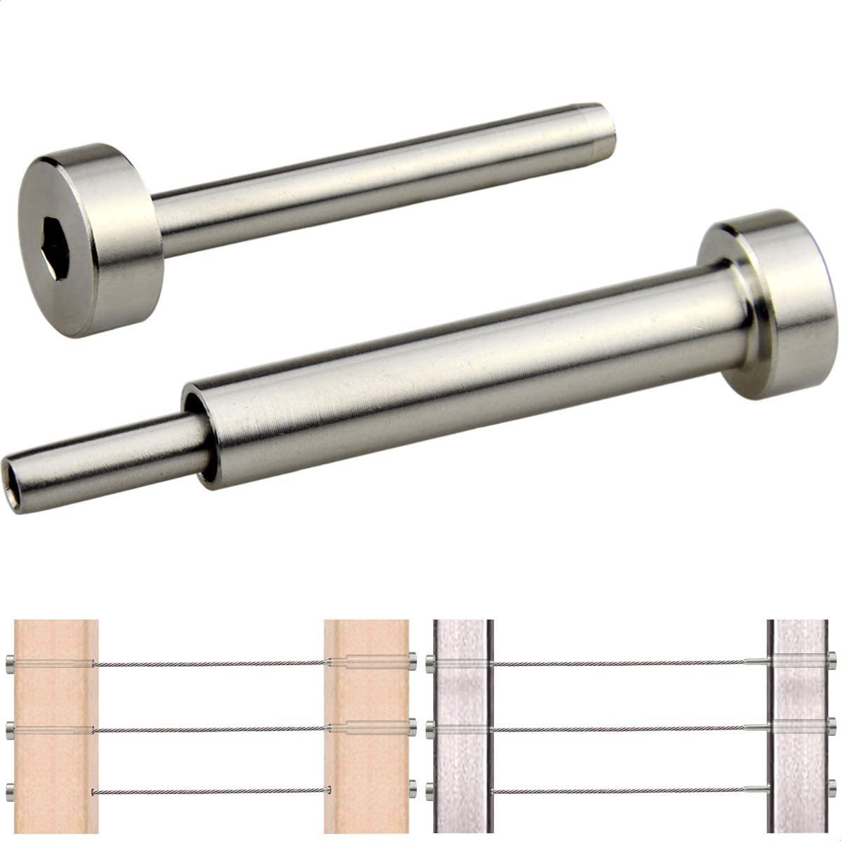 316 stainless steel balustrade cable railing fittings systems price 1/8