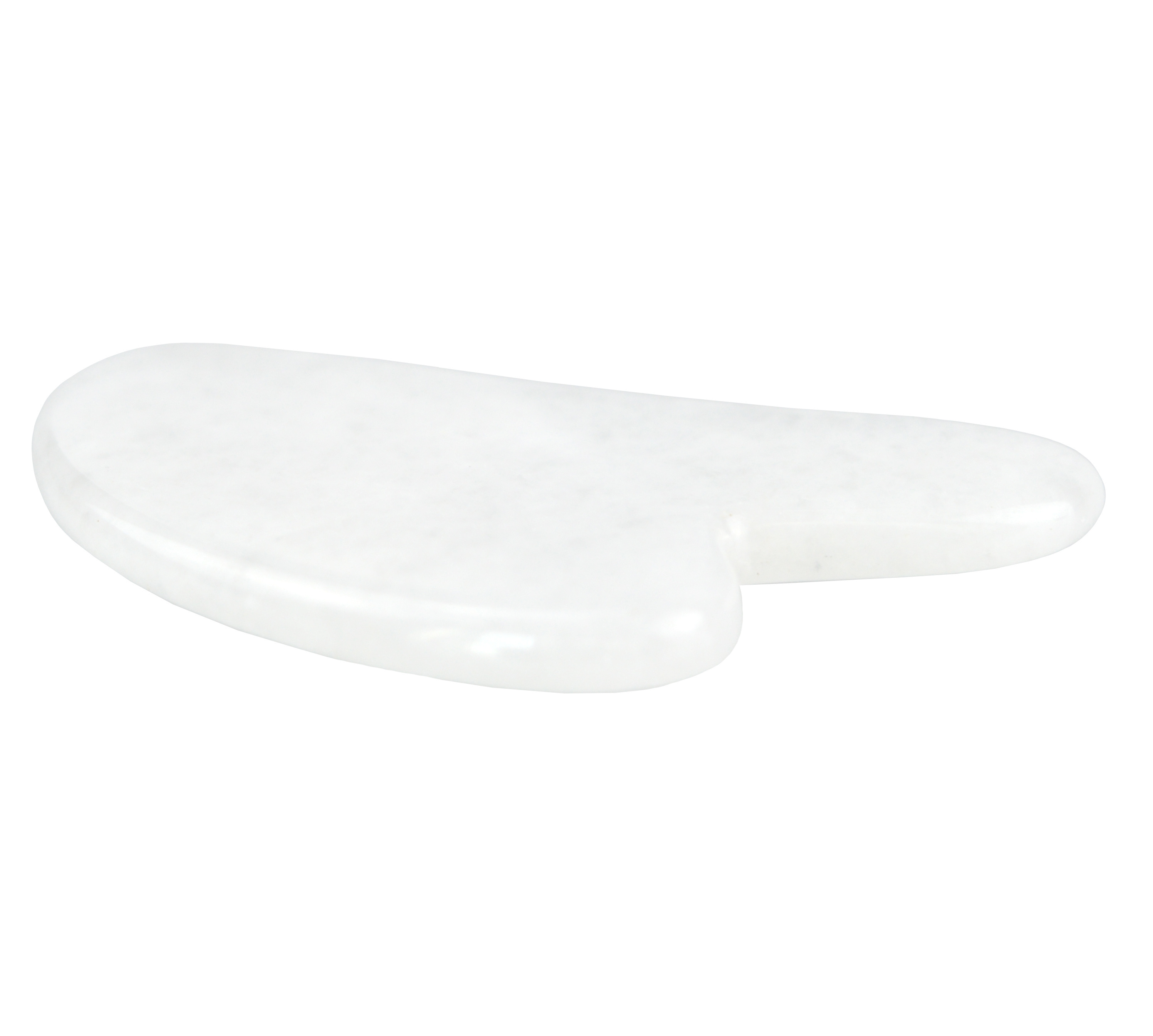 High Quality White Jade Gua Sha Board For Beauty Facial Lifting Reduce Wrinkle Guasha Tool