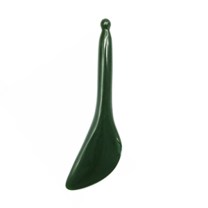 Custom Nephrite Jade Gua Sha Spoon for Face Acupressure Therapy Nephrite Guasha Spoon for Face Sculpting