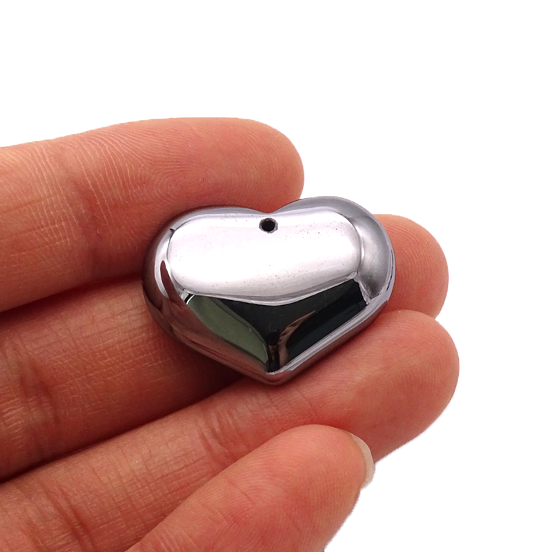 Wholesale Hot Selling Sliver Pendant Terahertz Heart Pendent Necklace For Men Women Ladies Gift