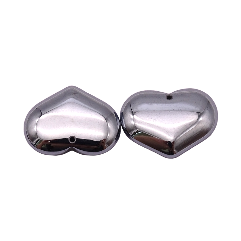 Wholesale Hot Selling Sliver Pendant Terahertz Heart Pendent Necklace For Men Women Ladies Gift