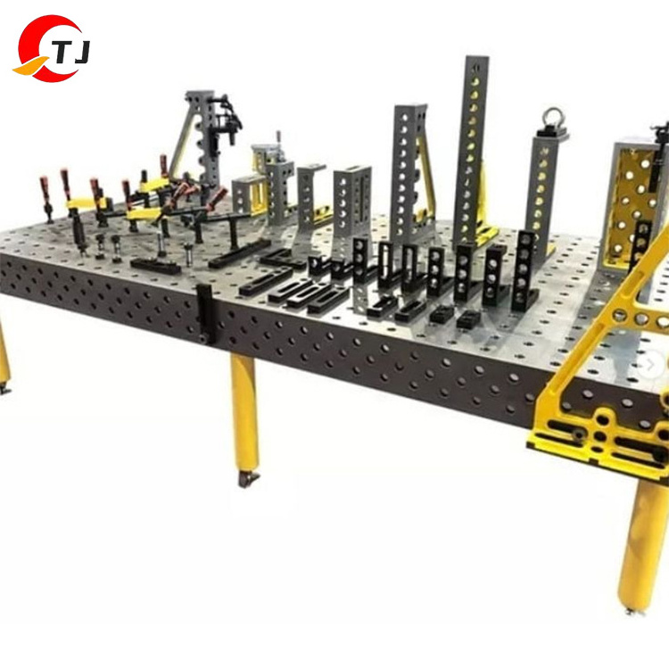 HEAVY DUTY 3D Flexible Welding table with jigs and fixture D28 D16 welding platform