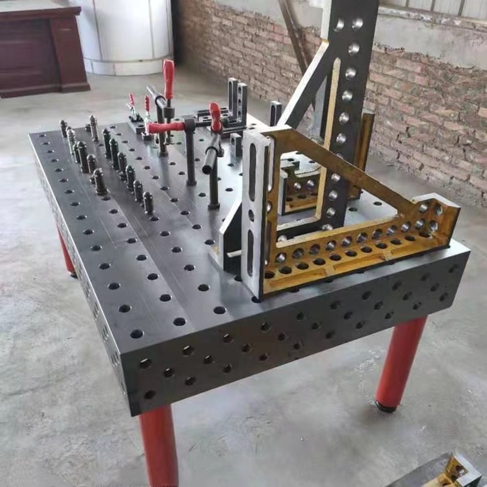 HEAVY DUTY 3D Flexible Welding table with jigs and fixture D28 D16 welding platform