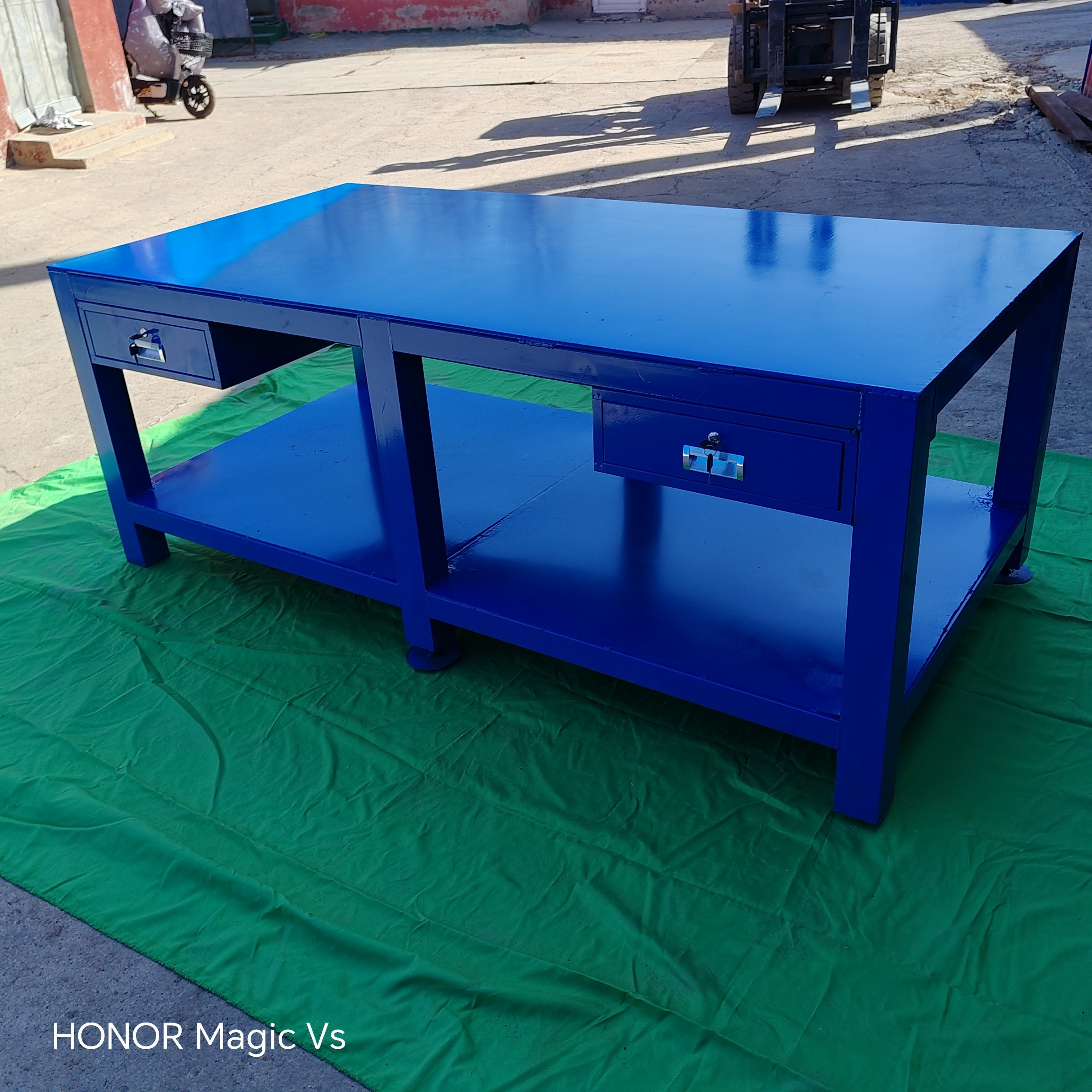 Industrial 2000*1000*800mm Heavy Duty Steel Welding Layout Assembly Work Bench Table