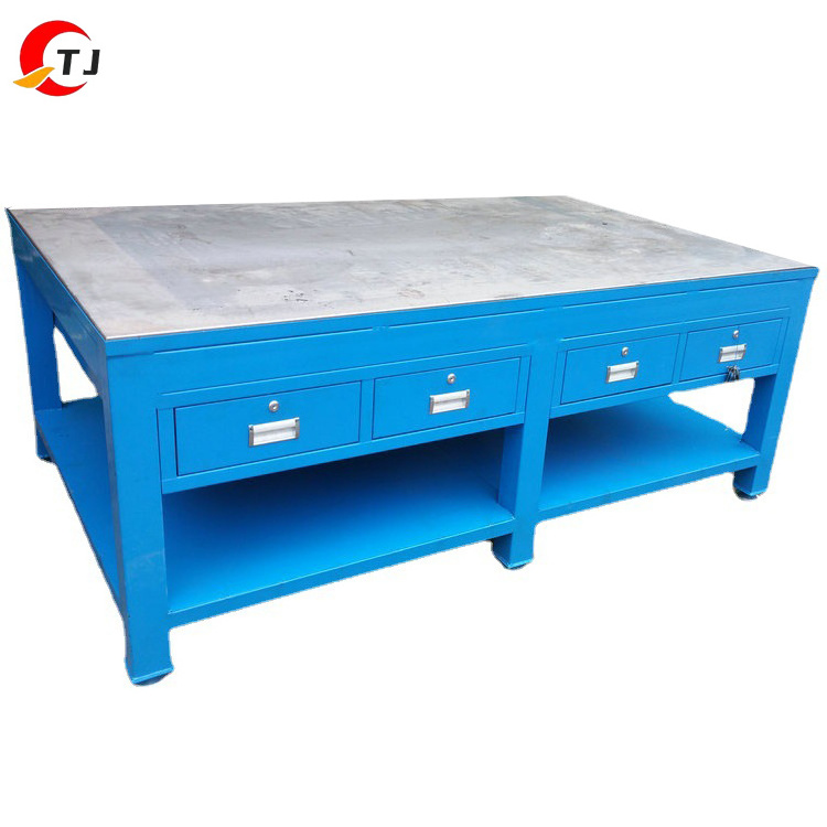 Industrial 2000*1000*800mm Heavy Duty Steel Welding Layout Assembly Work Bench Table