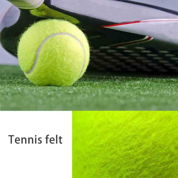 Low Price 2MM 2.5MM Tennis Ball Fabric 260g 280g 100% Polyester Tennis Ball Felt