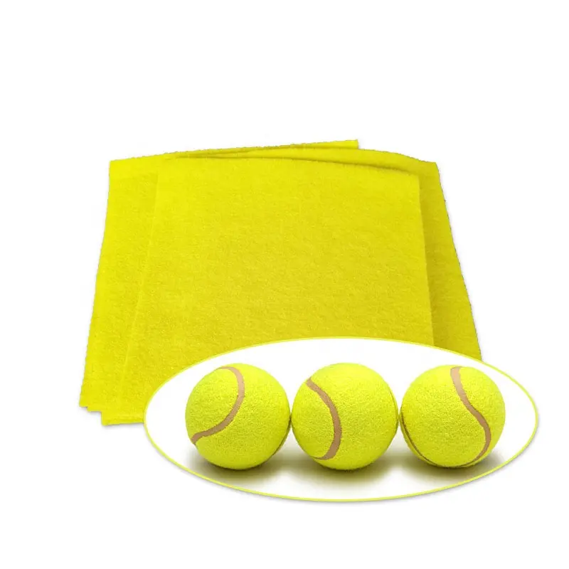 230 gsm - 580 gsm Tennis Ball Felt With Bright Silk Custom Needle Punched Felt Fabric for Tennis Balls