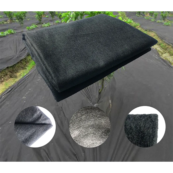 Black Weed Mat Agricultural Polyethylene Fabric Non Woven Weed Control Agriculture Fabric Cheap